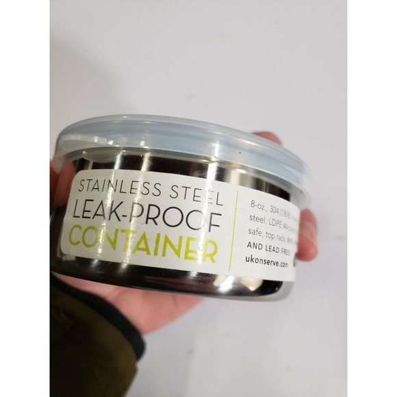 U Konserve UK031 Round Food Storage Container Medium‎ Stainless Steel Leakproof - Picture 4 of 5